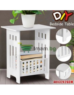 Модерна помощна маса с място за съхранение